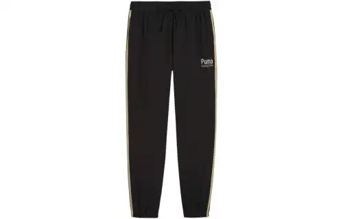 PUMA Knitted Sweatpants Men's Black