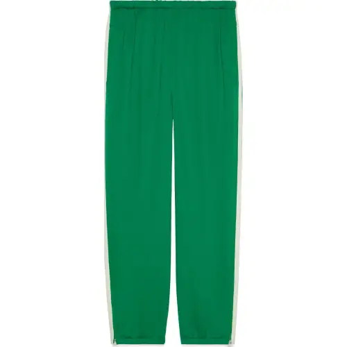 GUCCI Casual Pants Men's Green Moderate Straight Fit Pants