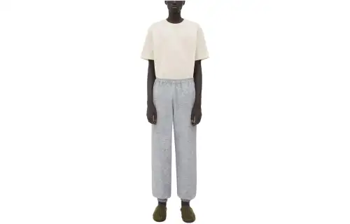 Bottega Veneta SS24 Knitted Sweatpants Men's Mixed Light Gray