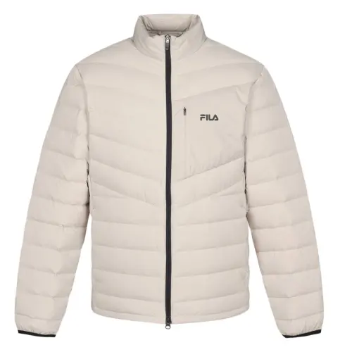 FILA Down Jacket Men's Gray Beige