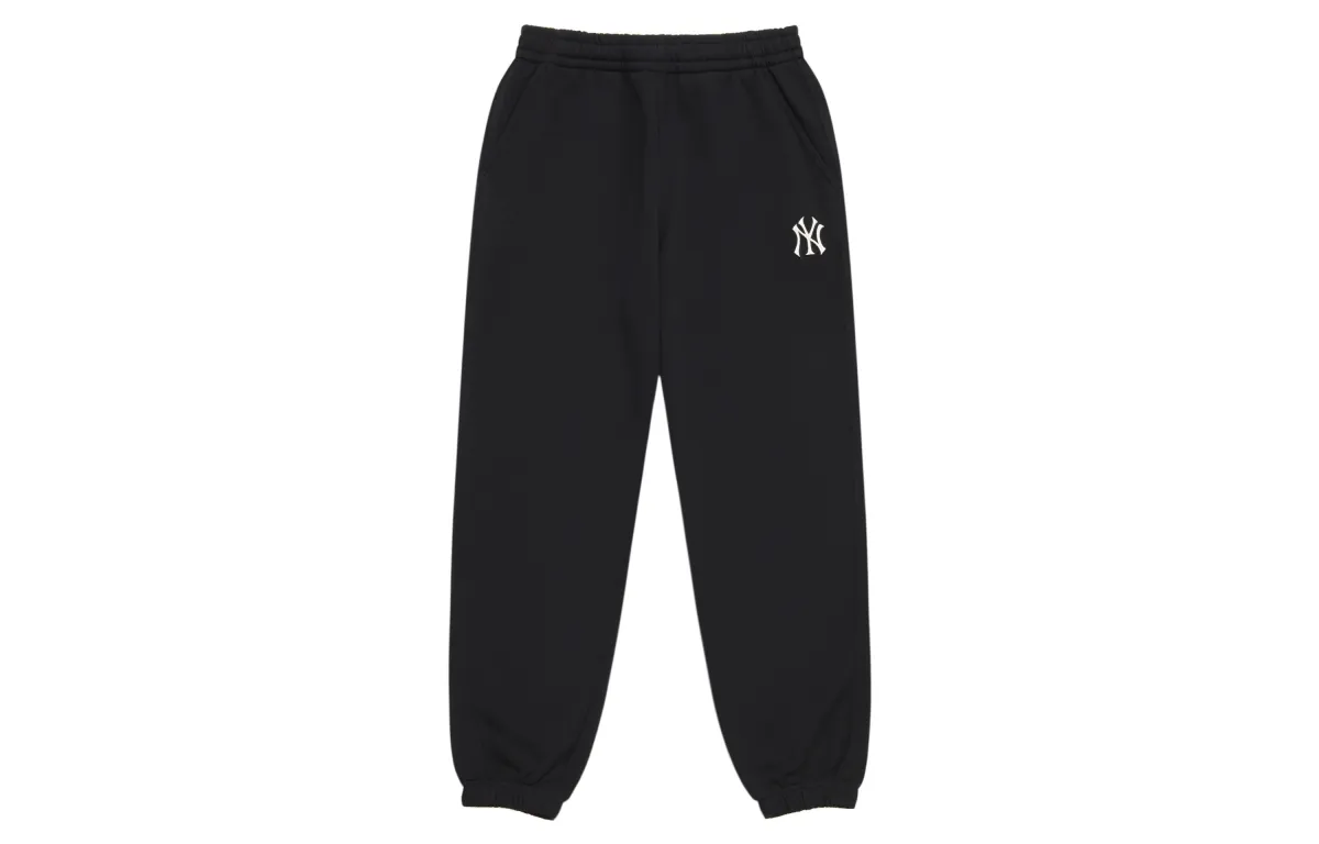 MLB New York Yankees Basic Collection 24FW Knitted Sweatpants Unisex Black