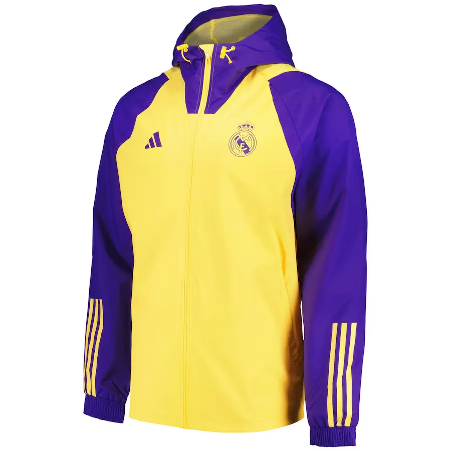 Adidas Real Madrid Jackets & Coats Unisex Purple Yellow