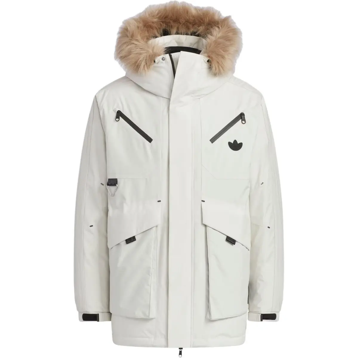 Adidas Originals Trefoil Down Jacket Men's Bauxite Brown