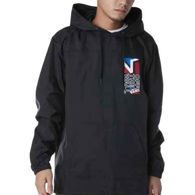 Vans Sweatshirts Men's Black Hooded Moderate