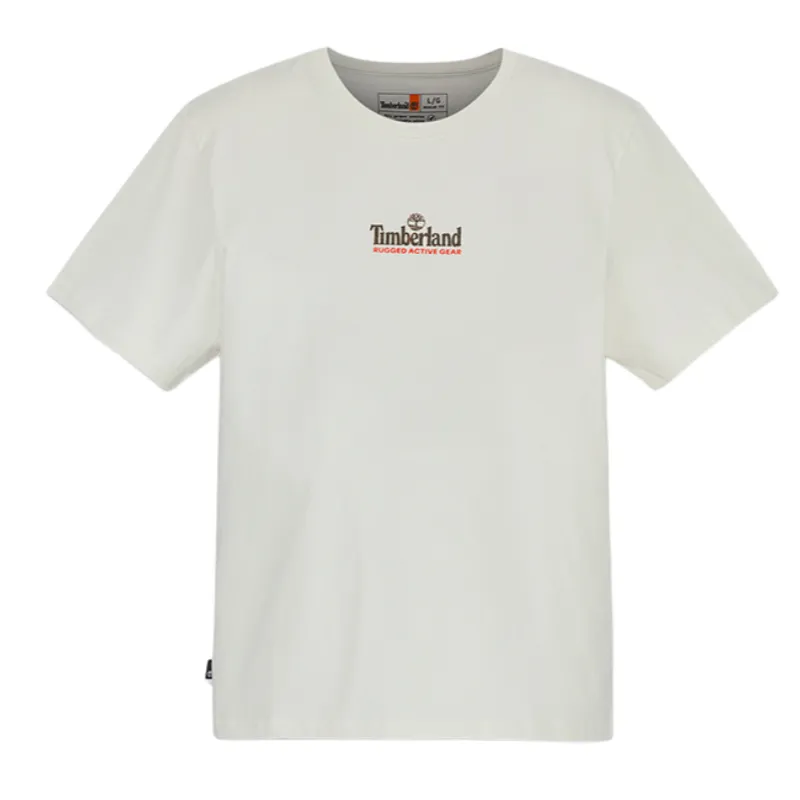 Timberland T Shirt Men's Vintage White