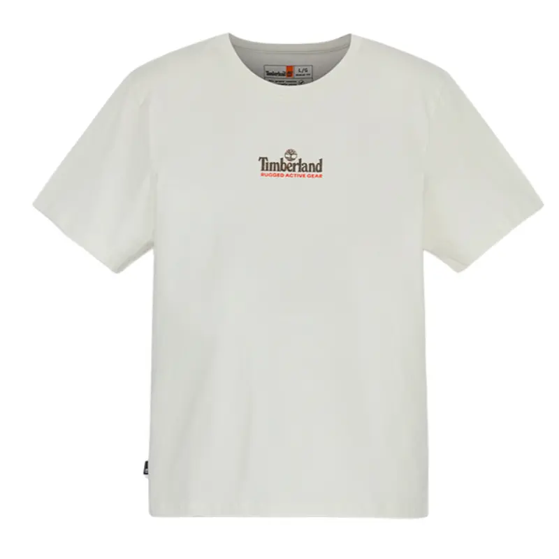 Timberland T Shirt Men's Vintage White