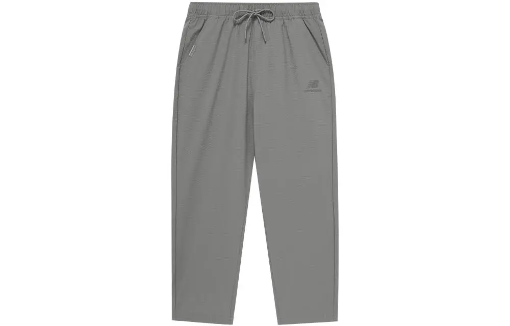 New Balance Casual Pants Men's Gray Moderate Straight Fit Pants
