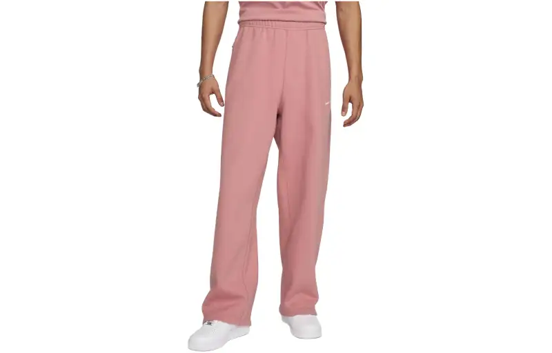 Nike Sportswear Swoosh Knitted Sweatpants Men's Pink