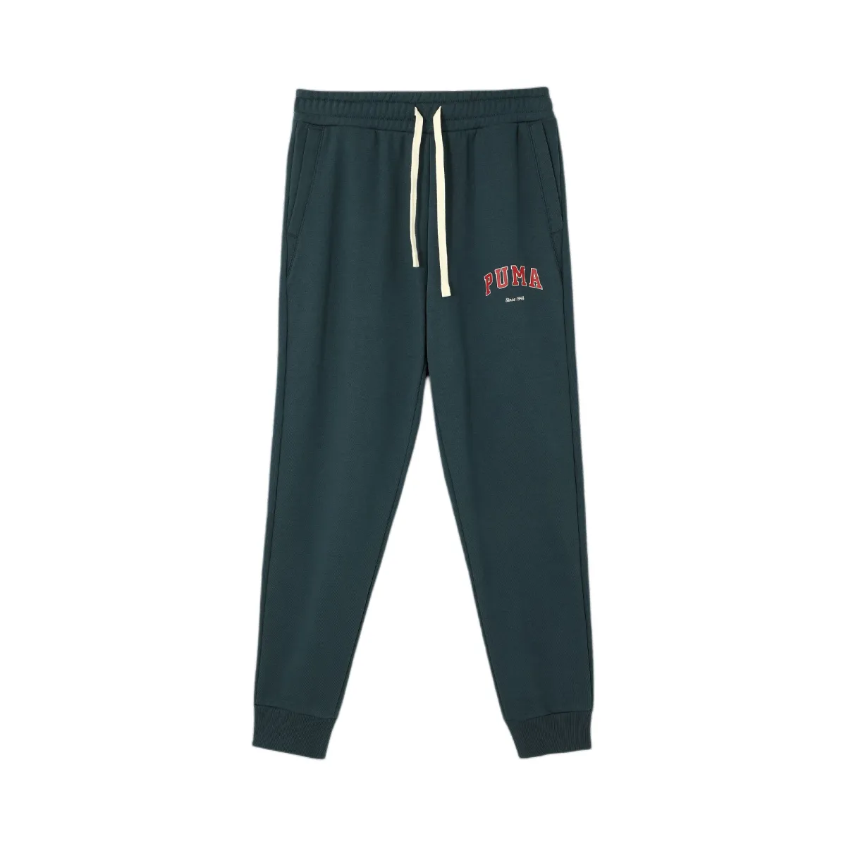 PUMA VARSITY SWEATPANTS FL M Letter Minimalist Style Versatile Fleece Lined Casual Pants Men's Midnight Blue