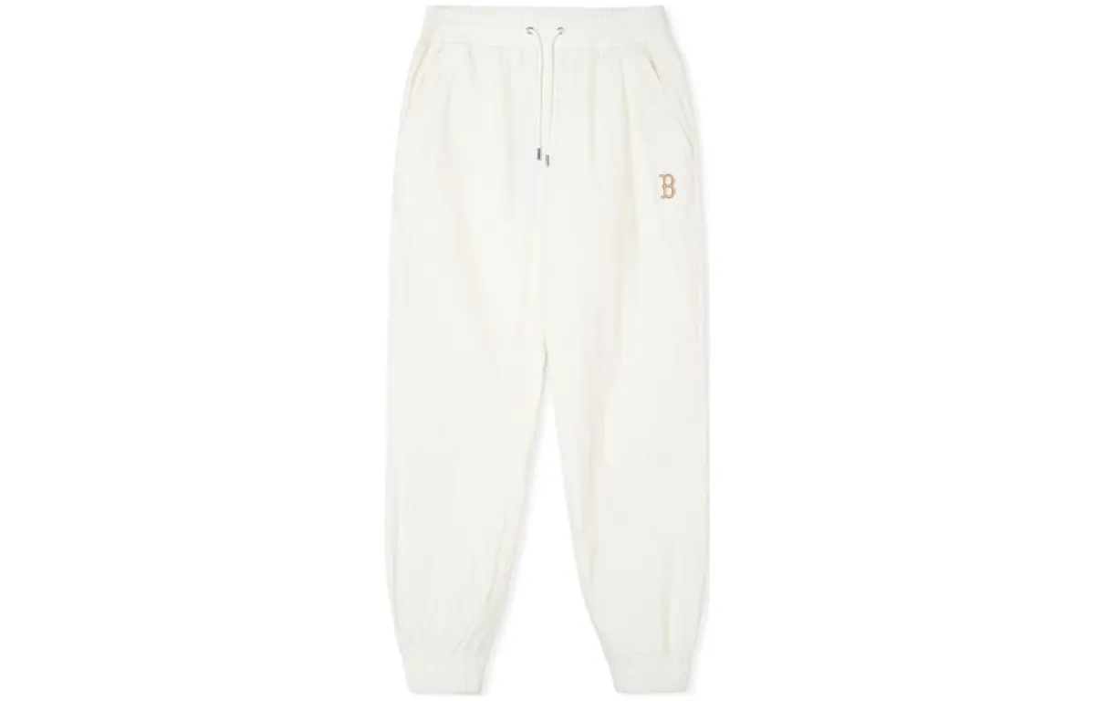 MLB Knitted Sweatpants Unisex Cream