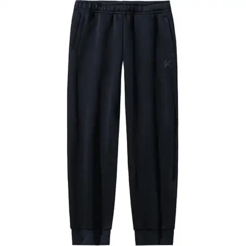 Anta Basketball Collection Knitted Sweatpants Men's Basic Black