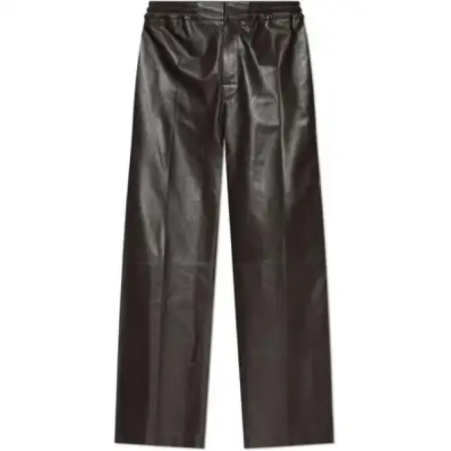 Bottega Veneta Leather Trousers