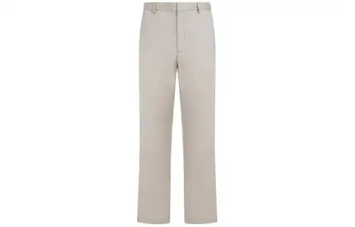 PRADA Casual Pants Men's Beige Moderate Straight Fit Pants