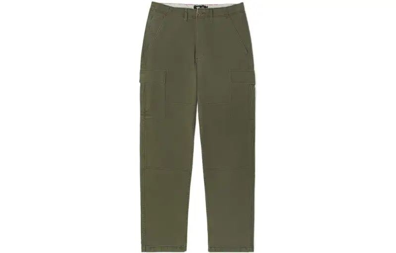 Vans HVY WT Casual Pants Men's Army Green Moderate Straight Fit Pants