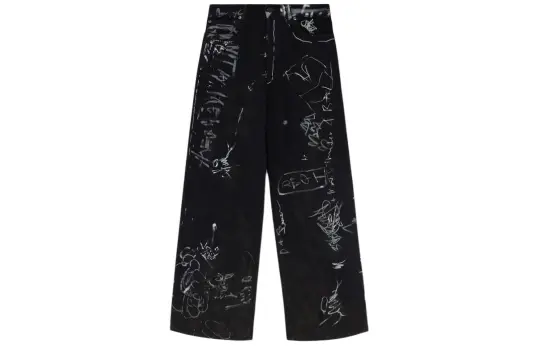 Balenciaga Casual Pants Unisex Black