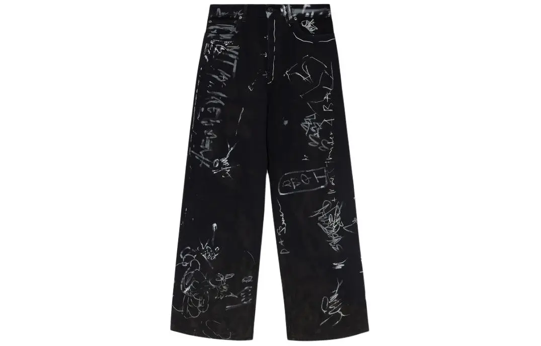 Balenciaga Casual Pants Unisex Black