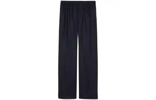 GUCCI Casual Pants Men's Marine Blue Moderate Wide Leg Pants