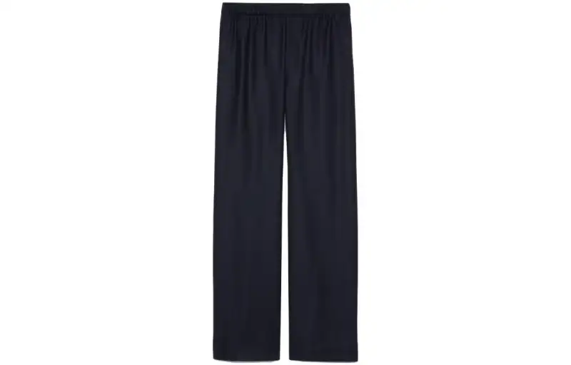 GUCCI Casual Pants Men's Marine Blue Moderate Wide Leg Pants