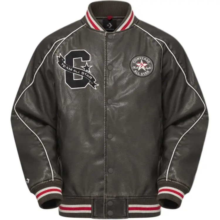 Converse All Star AW24 Baseball Jacket Men's Army Green
