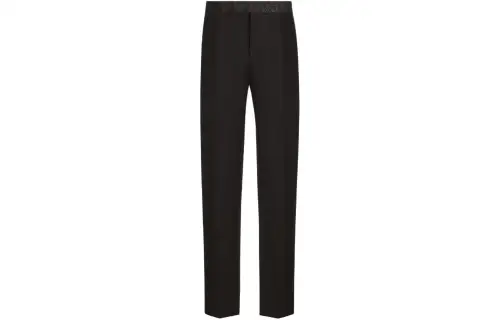 DIOR Pants With Dior Oblique Belt Casual Pants Men's Black