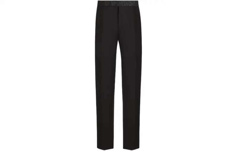 DIOR Pants With Dior Oblique Belt Casual Pants Men's Black