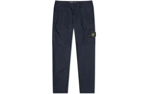 STONE ISLAND Casual Pants Men's Black Moderate Straight Fit Pants