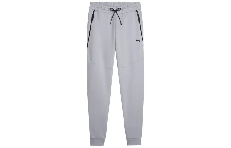 PUMA Knitted Sweatpants Men's Gray