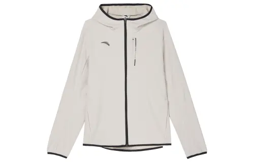 Anta Variety Training Collection Trench Coat Men's Wheat Grain Gray