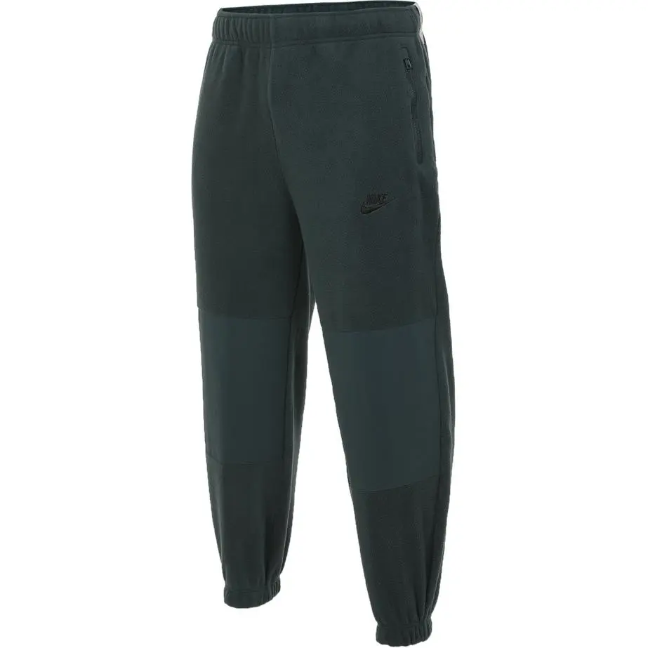 Nike Club POLAR FLC CF Vintage Elastic Mid Rise Fleece Lined Elastic Cuff Knitted Sweatpants Men's Green