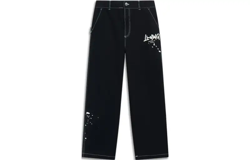 Li Ning Sports Life Collection Casual Pants Men's Black
