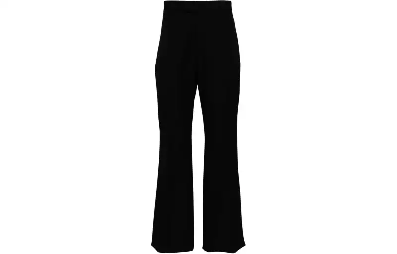 OFF-WHITE Flared-leg Wool Trousers