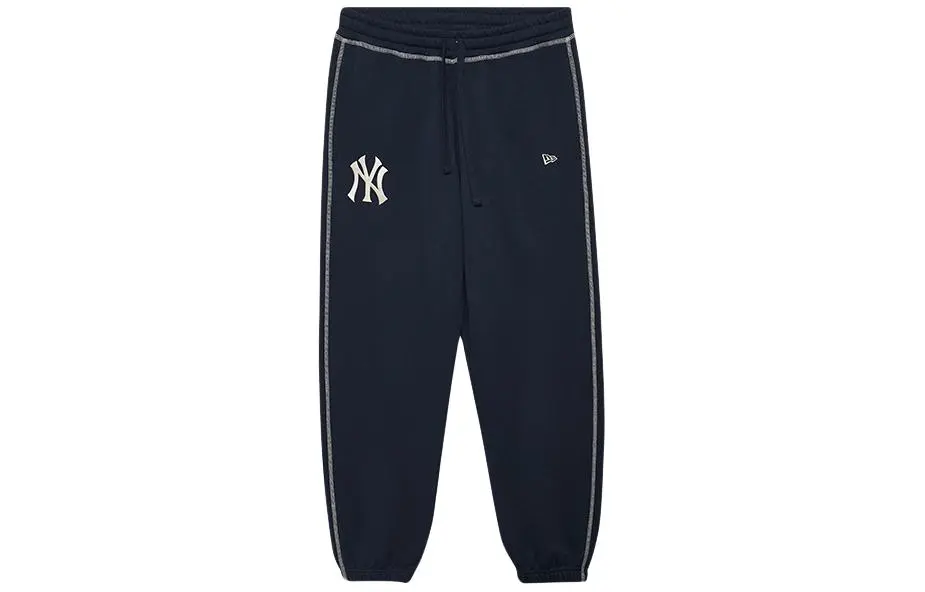New Era SS24 Knitted Sweatpants Unisex Navy Blue