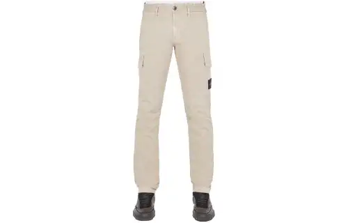 STONE ISLAND Casual Pants Men's Dove Gray Moderate Slim Fit Pants