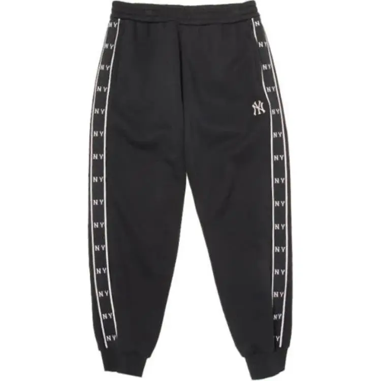 MLB New York Yankees Monogram Knitted Sweatpants Unisex Black
