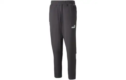 PUMA Knitted Sweatpants Men's Dark Gray