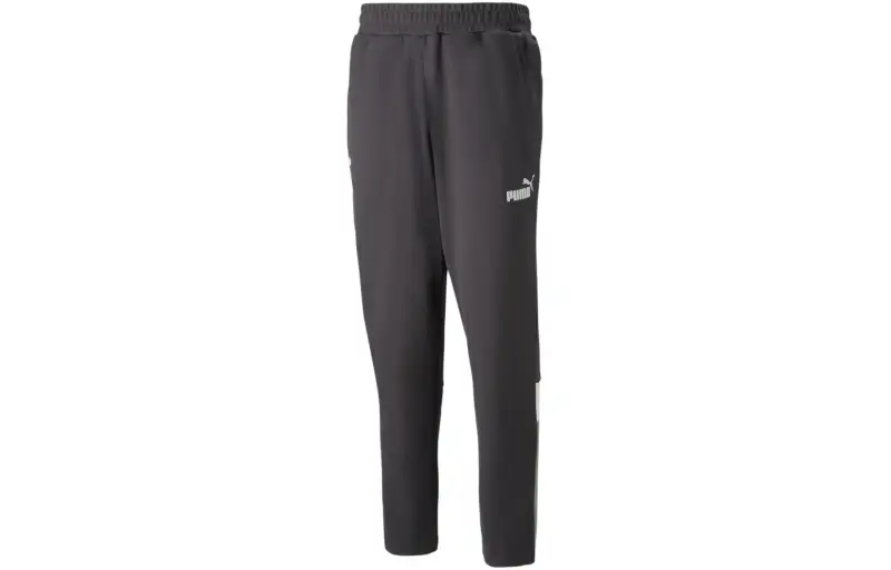 PUMA Knitted Sweatpants Men's Dark Gray