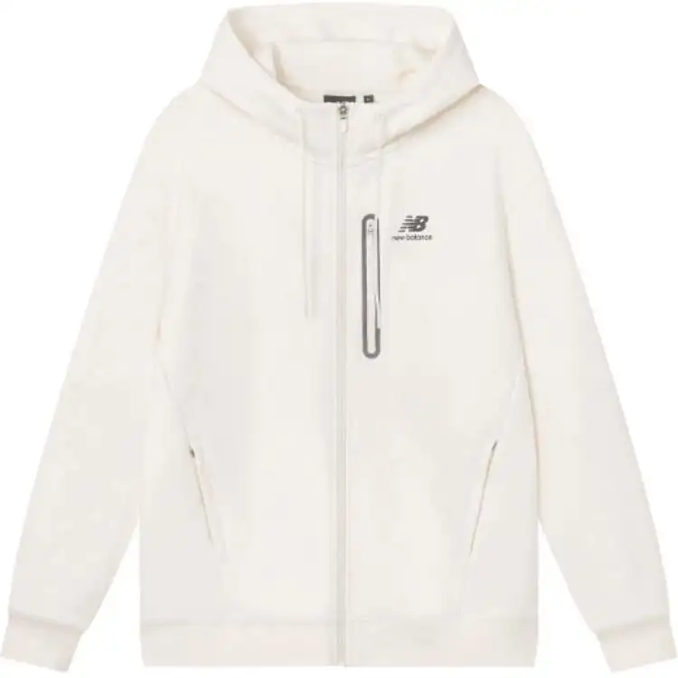 New Balance Jacket Unisex Ivory White
