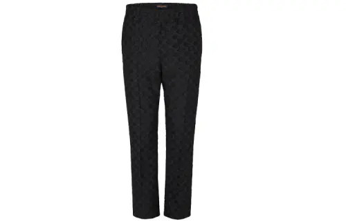 LOUIS VUITTON SS22 Suit Pants Men's Black