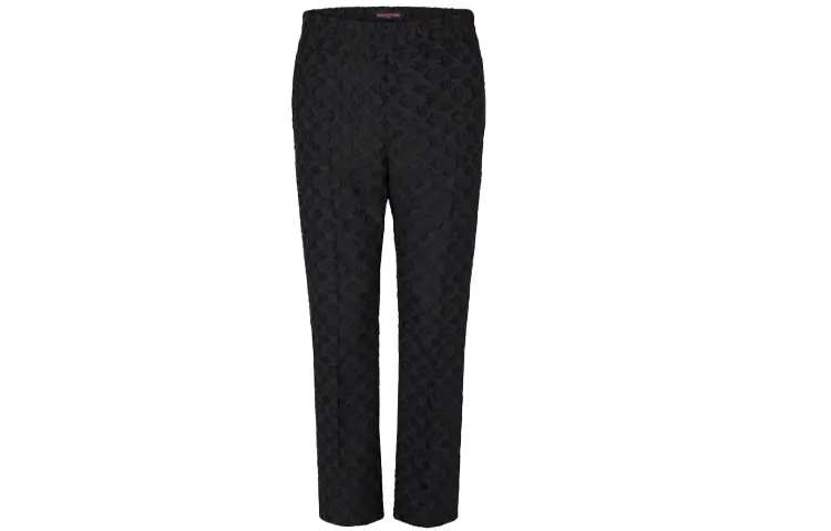 LOUIS VUITTON SS22 Suit Pants Men's Black