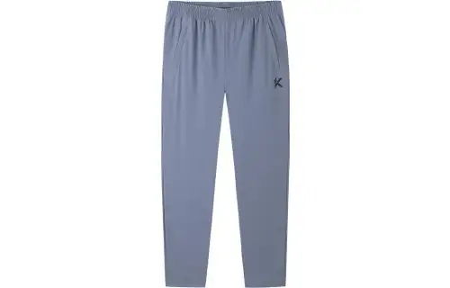 ANTA Basketball Collection Casual Pants Men's Gray Moderate Straight Fit Pants
