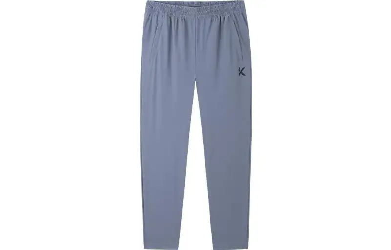ANTA Basketball Collection Casual Pants Men's Gray Moderate Straight Fit Pants
