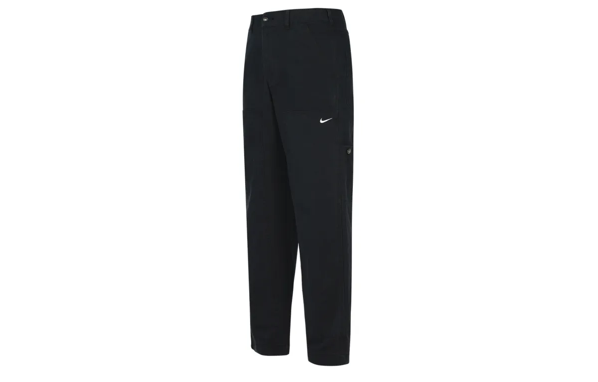 Nike Casual Pants Men's Black Moderate Straight Fit Pants