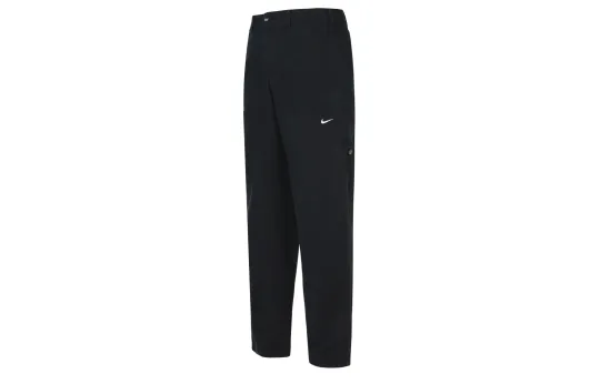 Nike Casual Pants Men's Black Moderate Straight Fit Pants