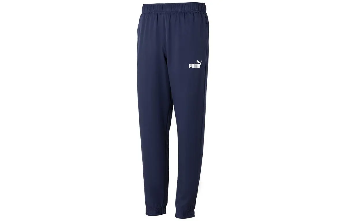 PUMA Knitted Sweatpants Men's Deep Sea Blue