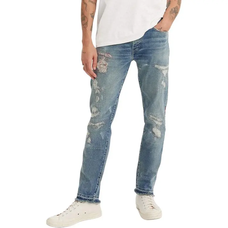 Levi's Jeans Men's Blue Moderate Ripped Pants