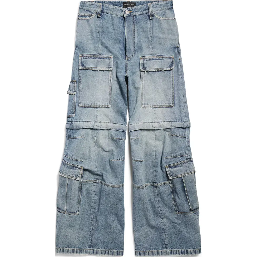 Balenciaga Flared Cargo Jeans