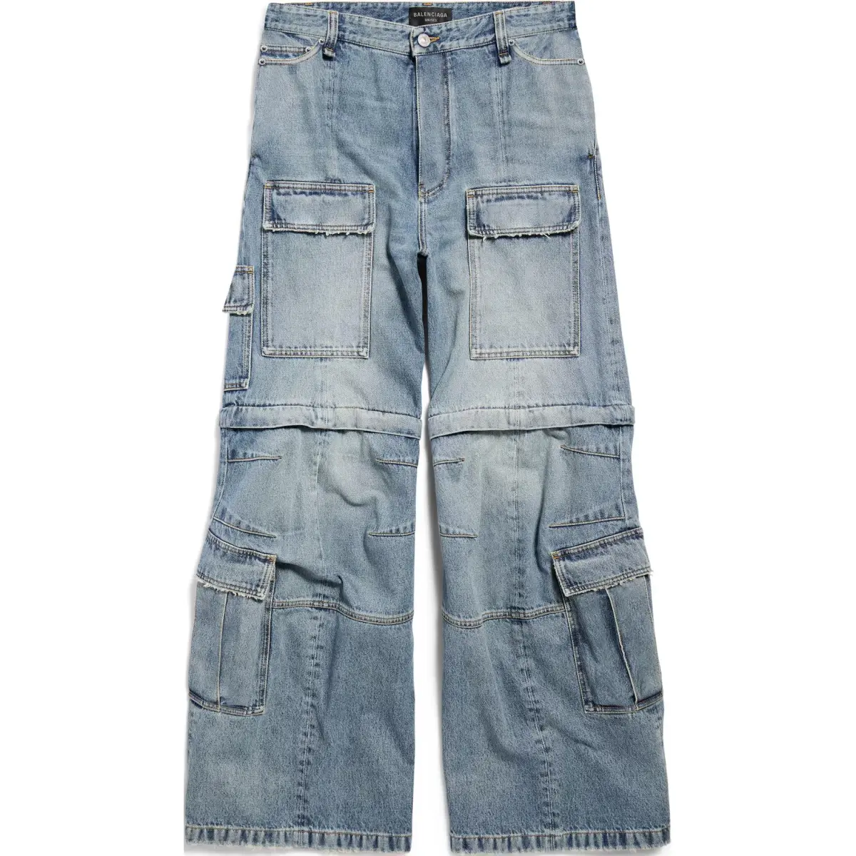 Balenciaga Flared Cargo Jeans