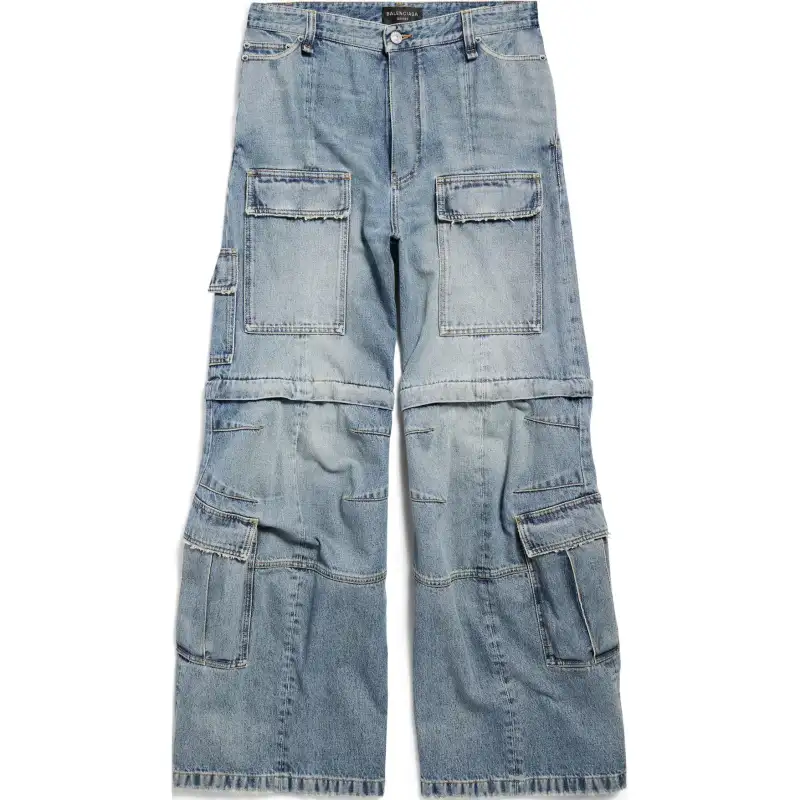 Balenciaga Flared Cargo Jeans