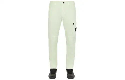 STONE ISLAND Logo Patch Slim Cut Pants