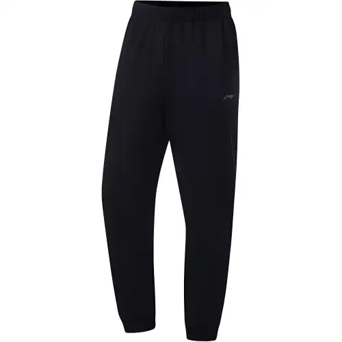 Li Ning Fitness Collection Sports Lifestyle Collection Knitted Sweatpants Men's Black